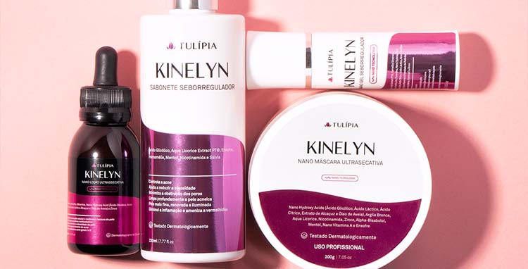 Cosméticos da Linha Kinelyn