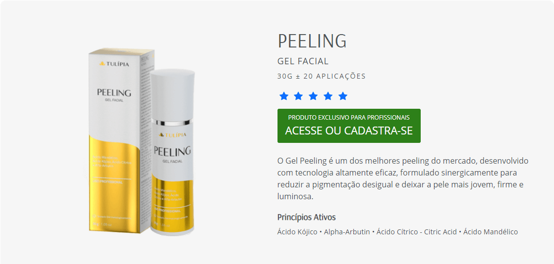 Imagem do Peeling Gel da Tulípia