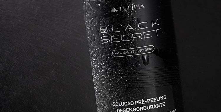 Black Secret Solução Pré-peeling Desengordurante
